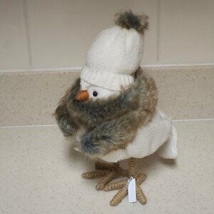 Target Wondershop Featherly Friends 2017 SIERRA Winter Fabric Bird Figurine